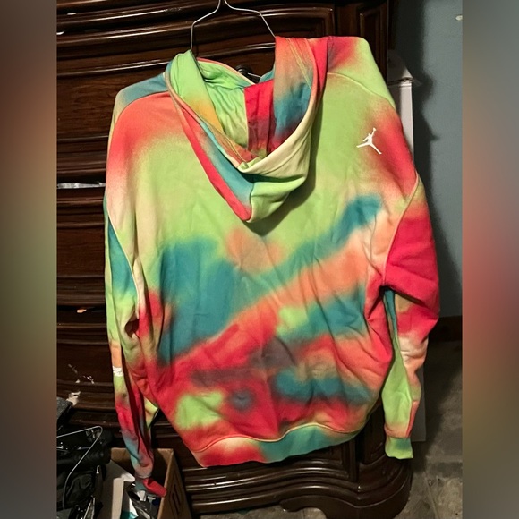 Mens brand new multi color XL Nike Jordan pull over hoodie sweater! - Picture 3 of 3